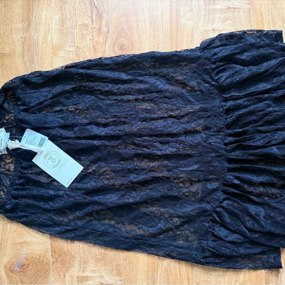 Elegant Black Lace Skirt